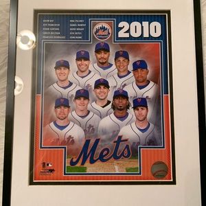 COLLECTORS- Baseball Mets team of 2010 frame pic
